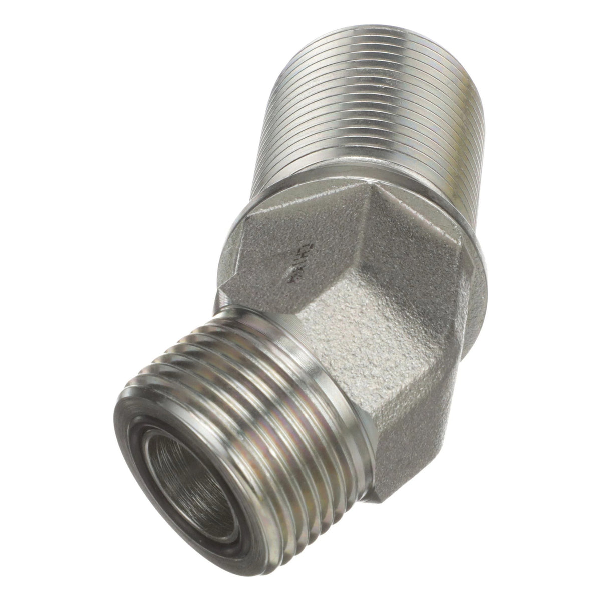 87302137 - OEM 45 DEGREE BULKHEAD ELBOW FITTING - CASE CONSTRUCTION