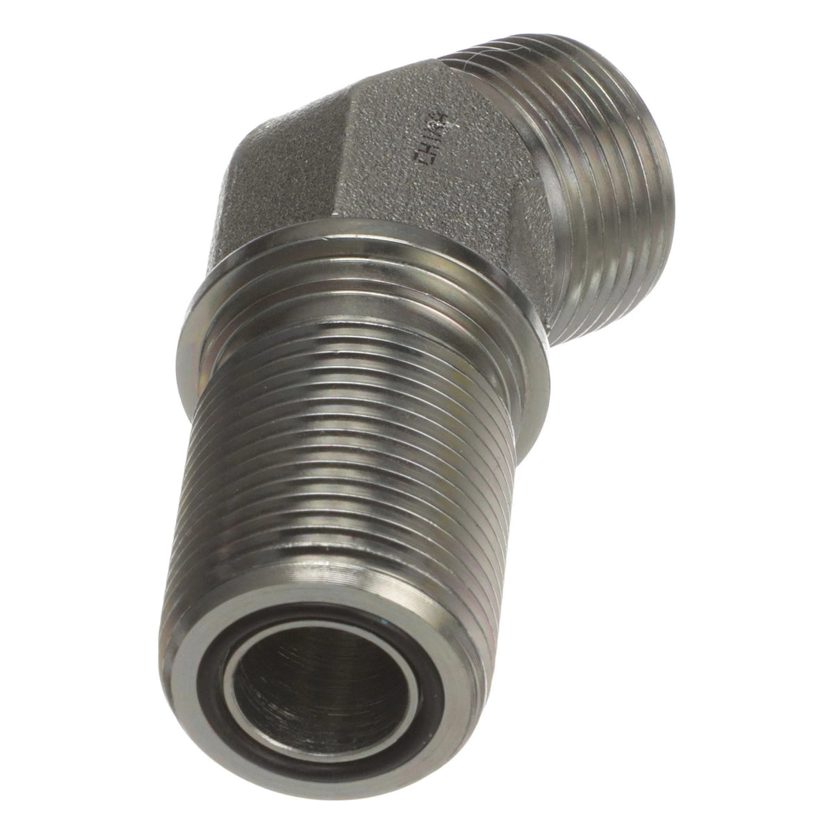 87302137 - OEM 45 DEGREE BULKHEAD ELBOW FITTING - CASE CONSTRUCTION