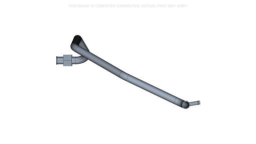 87308472 - OEM COOLER RETURN TUBE 25.40 MM OD - CASE CONSTRUCTION