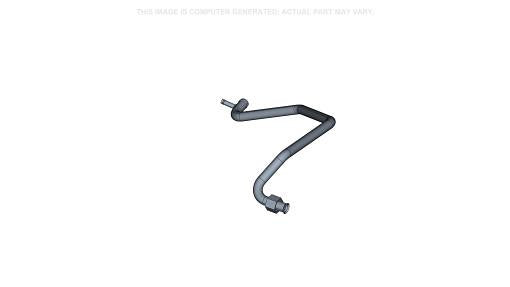 87308472 - OEM COOLER RETURN TUBE 25.40 MM OD - CASE CONSTRUCTION