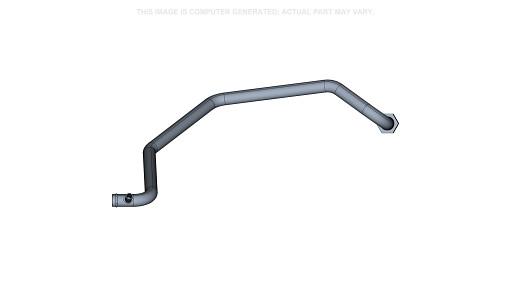 87308472 - OEM COOLER RETURN TUBE 25.40 MM OD - CASE CONSTRUCTION