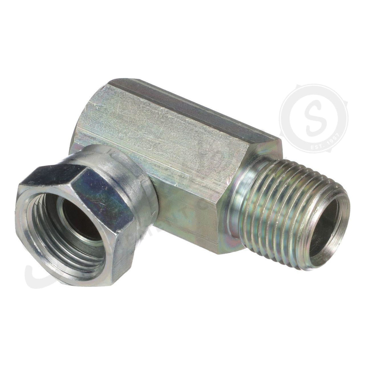 87331082 - OEM HYDRAULIC CONNECTOR FIT STL 90 DEGREE .5MP .5FPX - CASE CONSTRUCTION