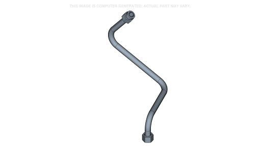87346048 - OEM RIGHT-HAND LOADER AUXILIARY TUBE 1" OD - CASE CONSTRUCTION