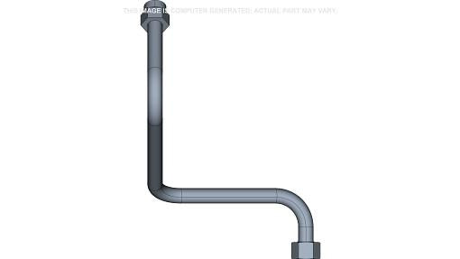87346048 - OEM RIGHT-HAND LOADER AUXILIARY TUBE 1" OD - CASE CONSTRUCTION