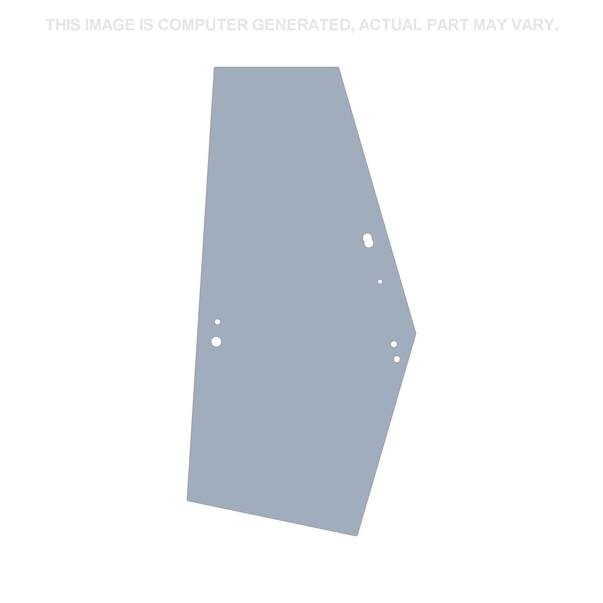 87371775 - OEM DOOR GLASS RIGHT SIDE FLAT - CASE CONSTRUCTION