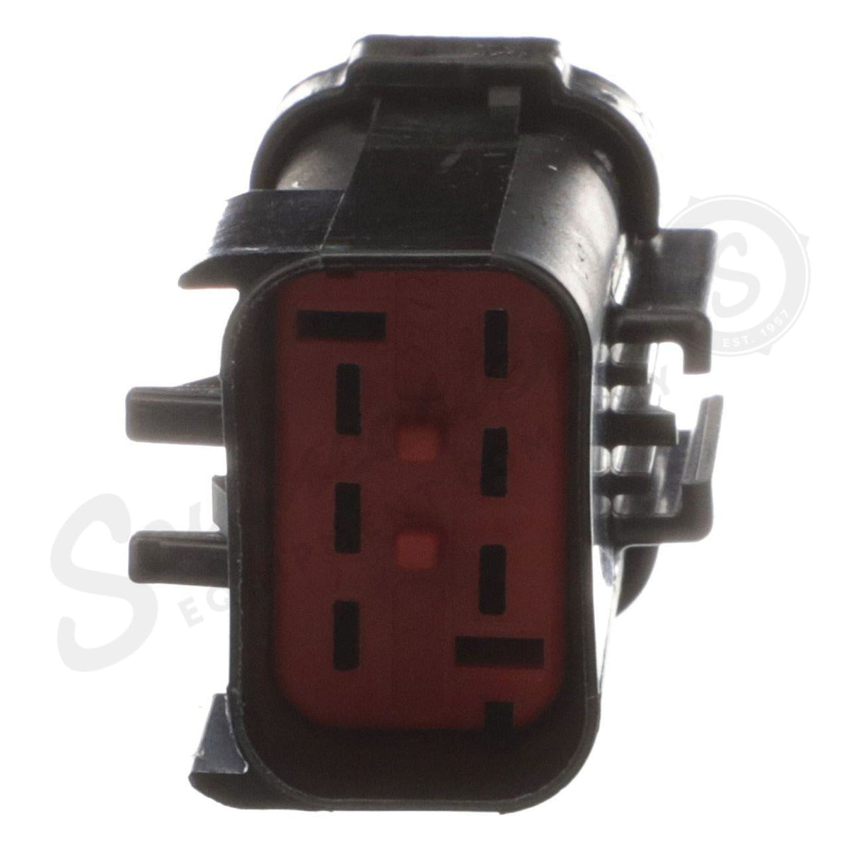 87382919 - OEM ELECTRICAL CONNECTOR 6-CAVITY PLUG BLACK - CASE CONSTRUCTION