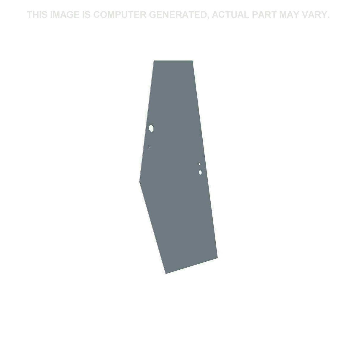 87400792 - OEM DOOR GLASS LEFT SIDE FLAT - CASE CONSTRUCTION