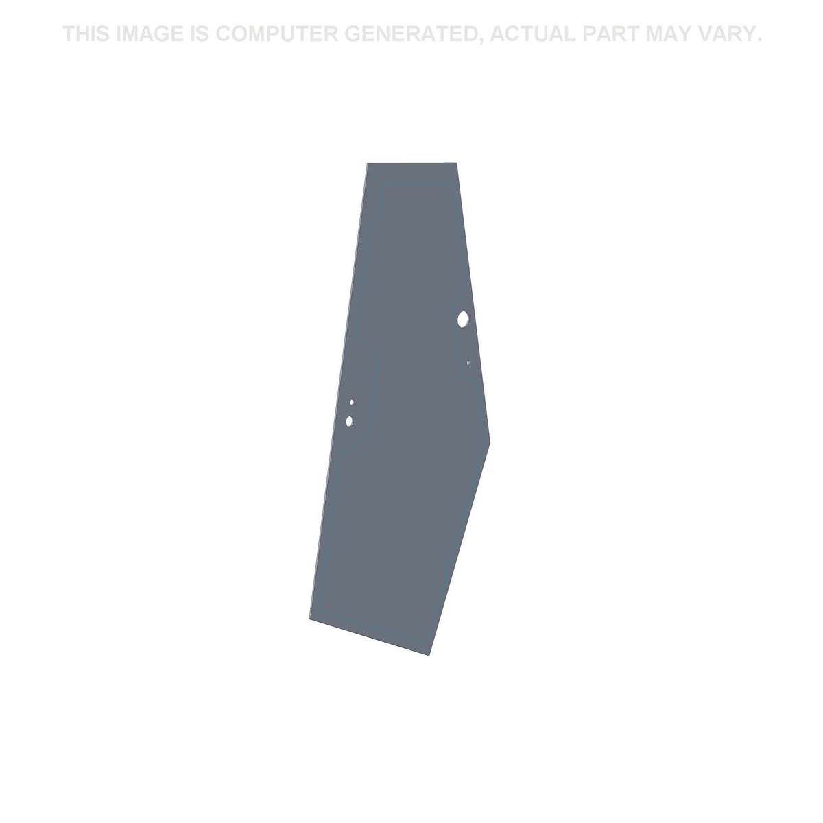 87400792 - OEM DOOR GLASS LEFT SIDE FLAT - CASE CONSTRUCTION