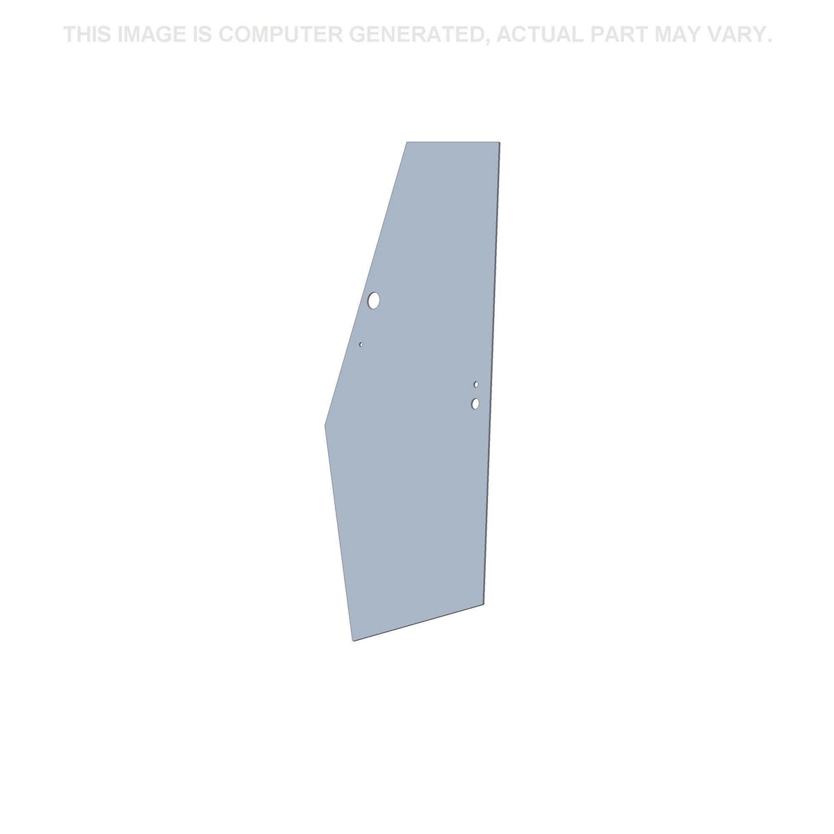 87400792 - OEM DOOR GLASS LEFT SIDE FLAT - CASE CONSTRUCTION