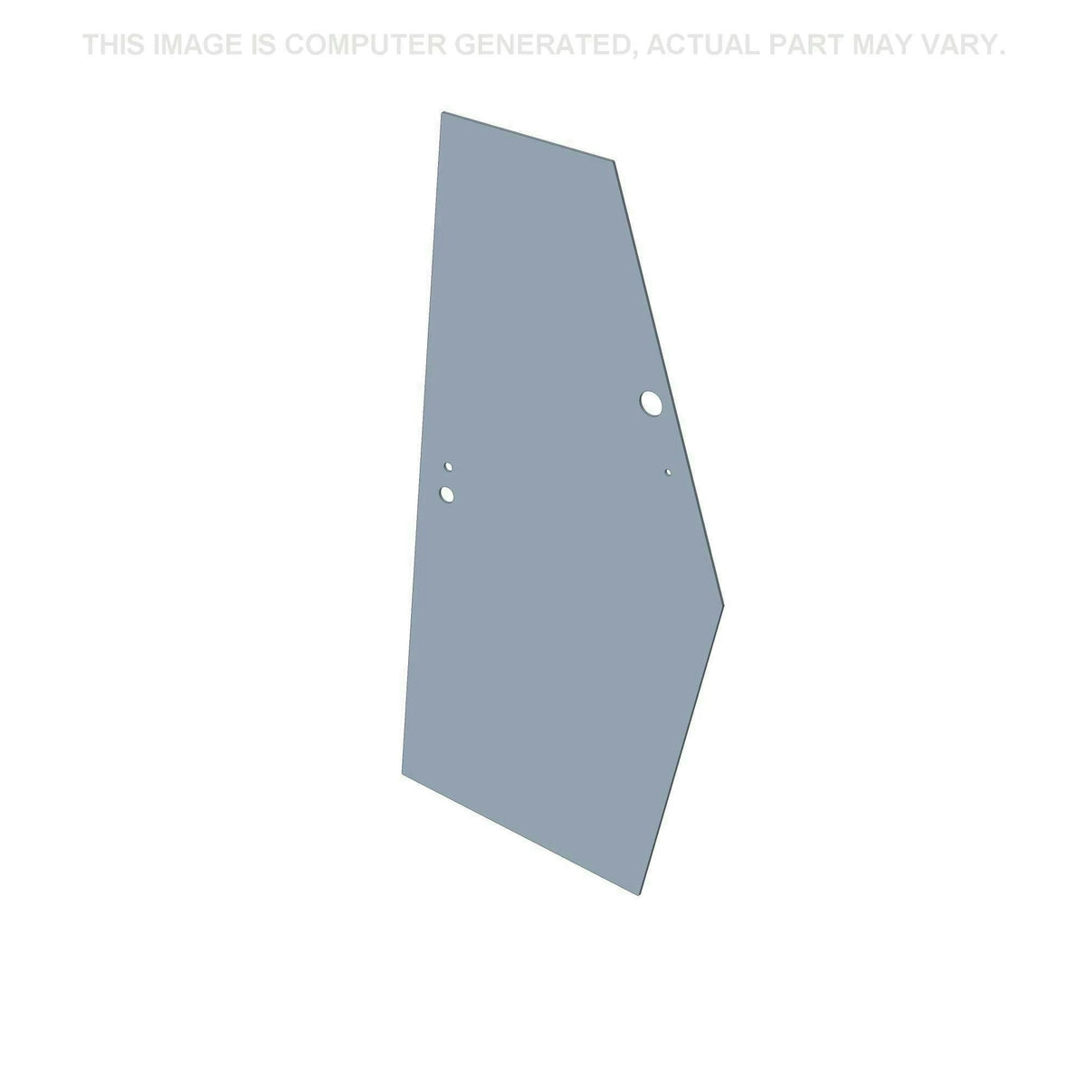 87400793 - OEM DOOR GLASS RIGHT SIDE FLAT - CASE CONSTRUCTION
