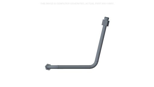 87411776 - OEM HIGH-FLOW HYDRAULIC AUXILIARY TUBE 15.88 MM OD X 581.8 MM L - CASE CONSTRUCTION