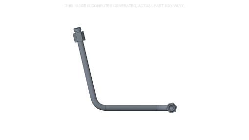 87411776 - OEM HIGH-FLOW HYDRAULIC AUXILIARY TUBE 15.88 MM OD X 581.8 MM L - CASE CONSTRUCTION