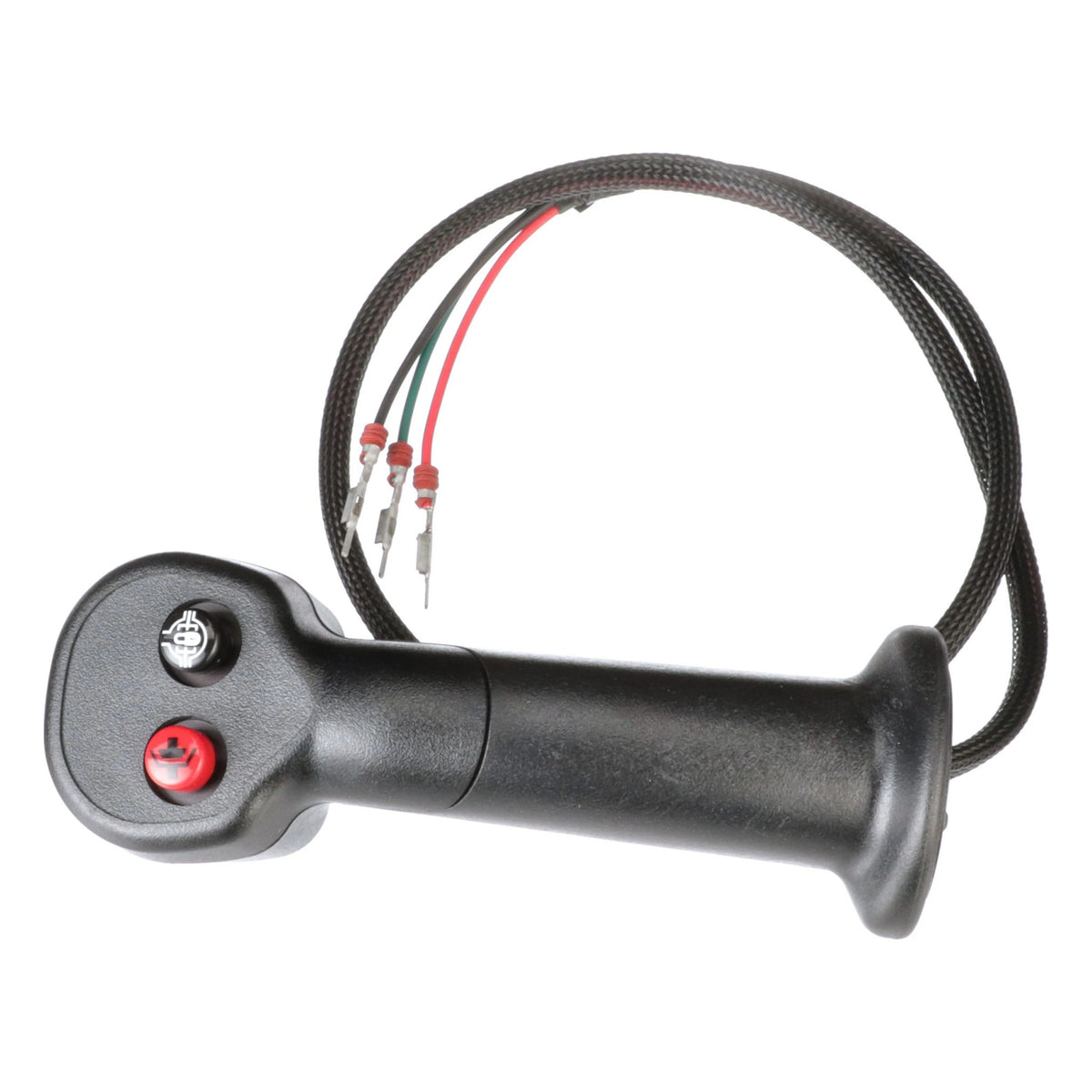 87412687 - OEM 2-BUTTON LOADER CONTROL HANDLE - CASE CONSTRUCTION
