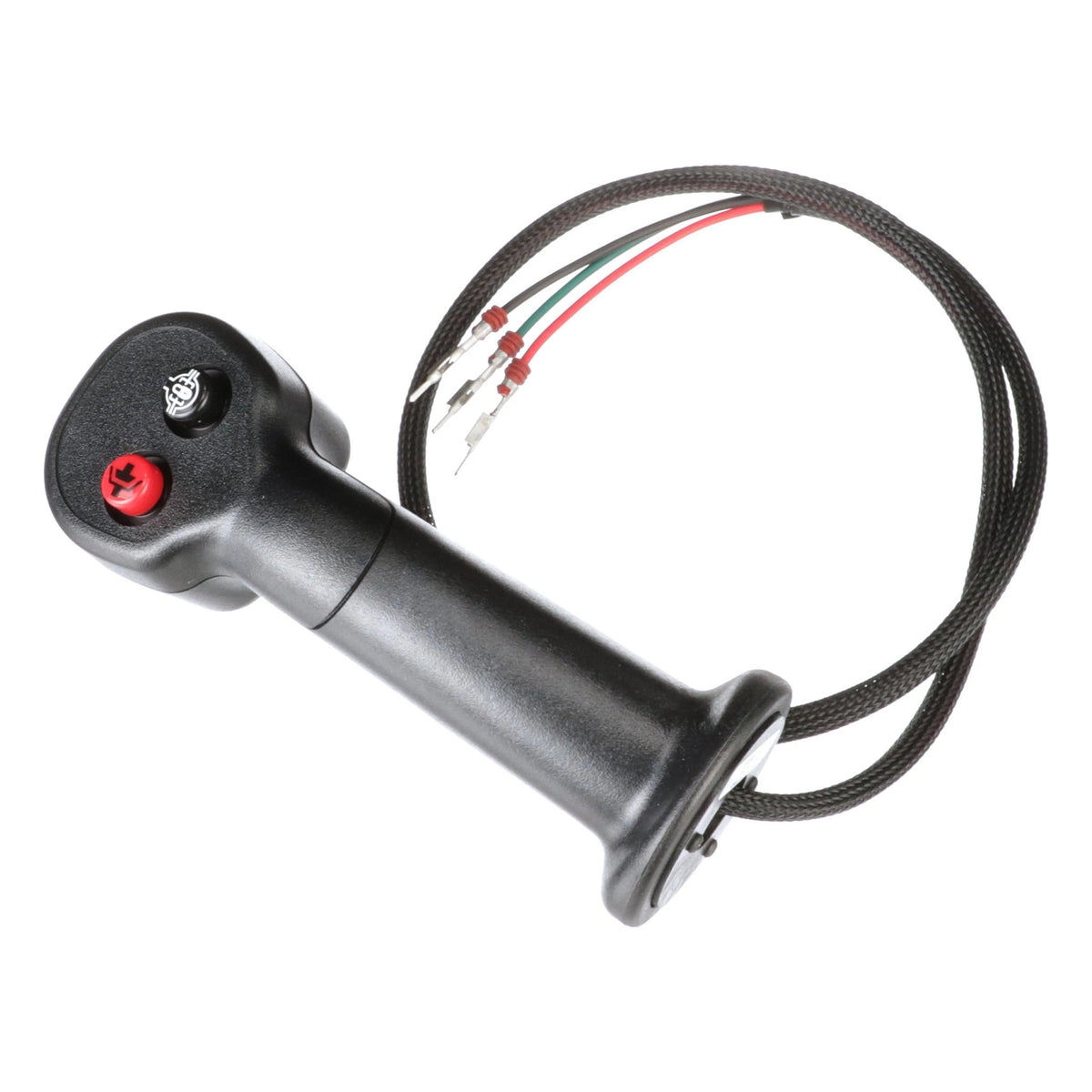 87412687 - OEM 2-BUTTON LOADER CONTROL HANDLE - CASE CONSTRUCTION