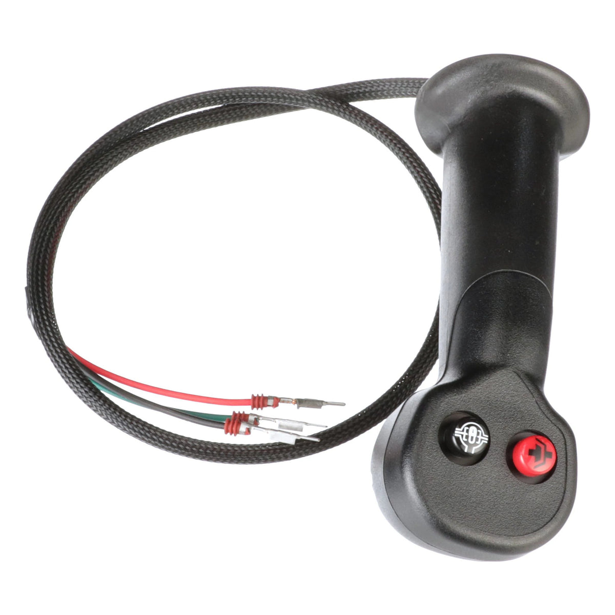 87412687 - OEM 2-BUTTON LOADER CONTROL HANDLE - CASE CONSTRUCTION