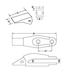 87435682 - OEM TOOTH - CASE CONSTRUCTION