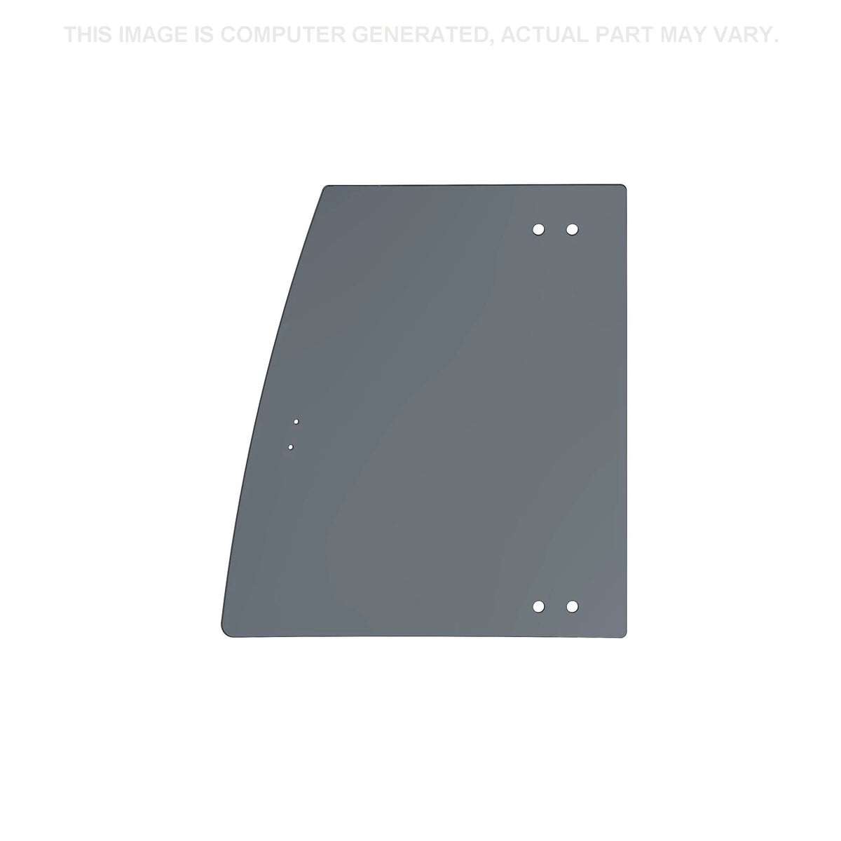 87439724 - OEM CURVED GLASS UPPER RIGHT SIDE - CASE CONSTRUCTION