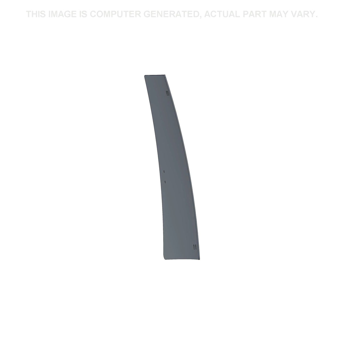 87439724 - OEM CURVED GLASS UPPER RIGHT SIDE - CASE CONSTRUCTION