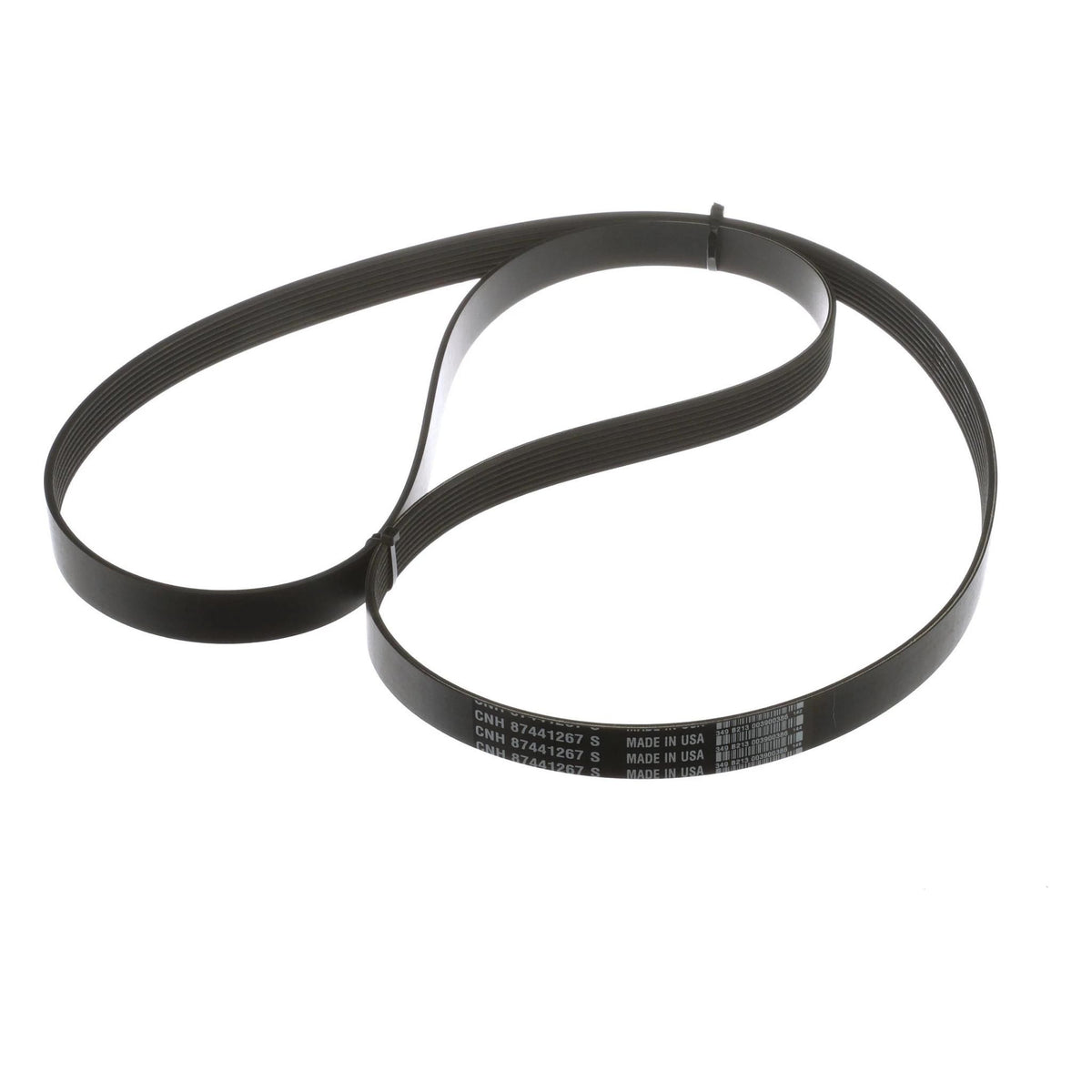 87441267 - OEM MAIN DRIVE BELT 27.92MM W X 2165MML X 8 RIBS - CASE CONSTRUCTION