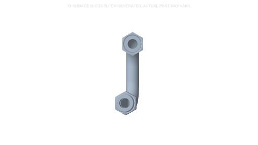87444574 - OEM RIGHT-HAND TILT ROD TUBE 25 MM OD X 724 MM L - CASE CONSTRUCTION