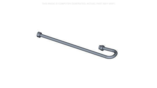 87444576 - OEM LEFT-HAND TILT ROD TUBE 25 MM OD X 724 MM L - CASE CONSTRUCTION