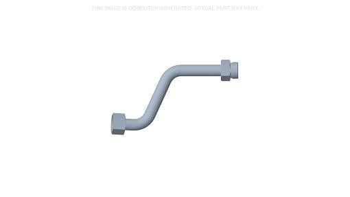 87444580 - OEM LEFT-HAND TILT BASE TUBE 25 MM OD X 266 MM L - CASE CONSTRUCTION