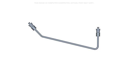 87445557 - OEM REDUCING VALVE TUBE TO RIGHT-HAND STABILIZER - CASE CONSTRUCTION