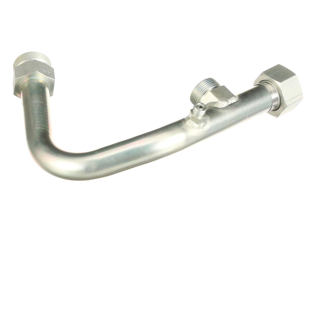 87450466 - OEM HYDRAULIC VALVE RETURN TUBE ASSEMBLY - CASE CONSTRUCTION