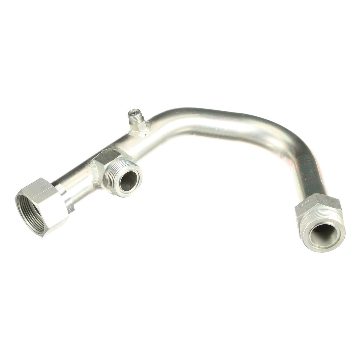 87450466 - OEM HYDRAULIC VALVE RETURN TUBE ASSEMBLY - CASE CONSTRUCTION