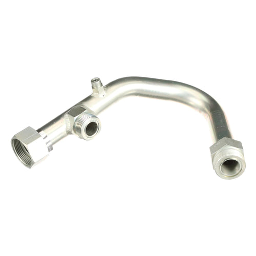 87450466 - OEM HYDRAULIC VALVE RETURN TUBE ASSEMBLY - CASE CONSTRUCTION