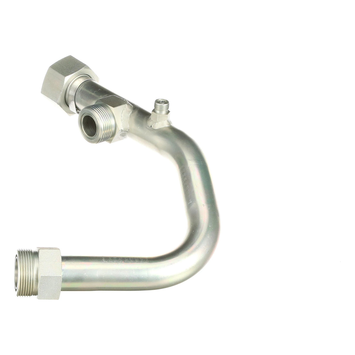 87450466 - OEM HYDRAULIC VALVE RETURN TUBE ASSEMBLY - CASE CONSTRUCTION