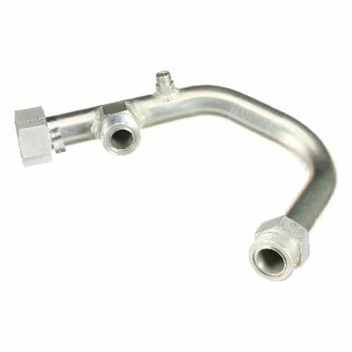 87450466 - OEM HYDRAULIC VALVE RETURN TUBE ASSEMBLY - CASE CONSTRUCTION