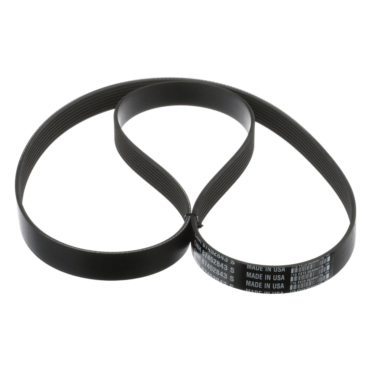 87452843 - OEM ENGINE FAN BELT POLY V 4 CYLINDER - CASE CONSTRUCTION