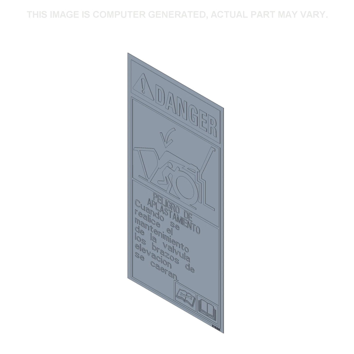 87453134 - OEM DANGER DECAL - CASE CONSTRUCTION