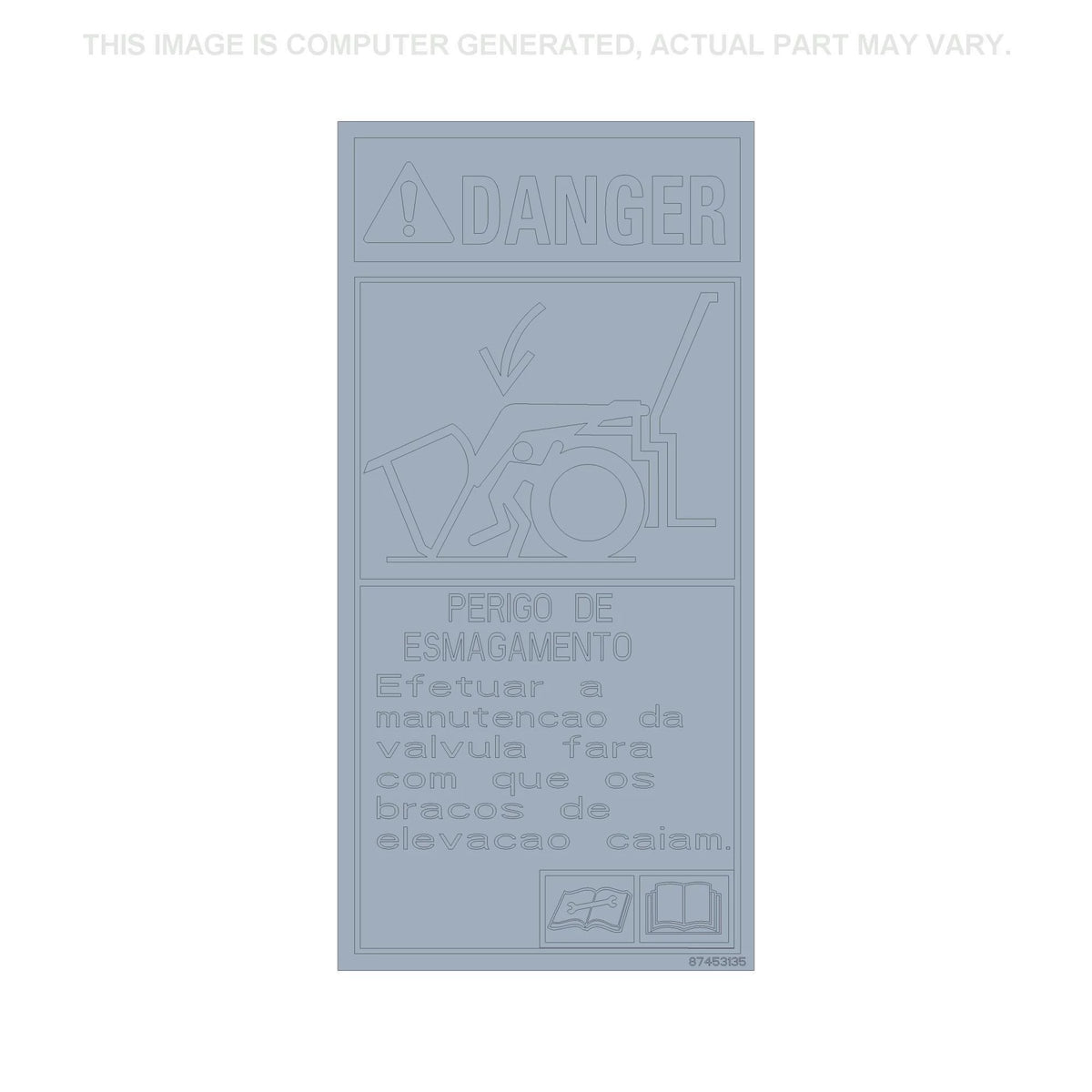 87453135 - OEM DECAL - CASE CONSTRUCTION