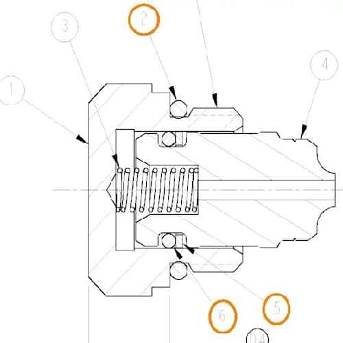 87455580 - OEM O-RING KIT - CASE CONSTRUCTION