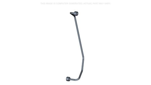 87470922 - OEM HYDRAULIC TRACK PRESSURE TUBE LEFT-HAND 0.375" OD - CASE CONSTRUCTION