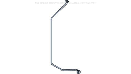 87470922 - OEM HYDRAULIC TRACK PRESSURE TUBE LEFT-HAND 0.375" OD - CASE CONSTRUCTION
