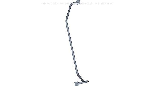 87470922 - OEM HYDRAULIC TRACK PRESSURE TUBE LEFT-HAND 0.375" OD - CASE CONSTRUCTION