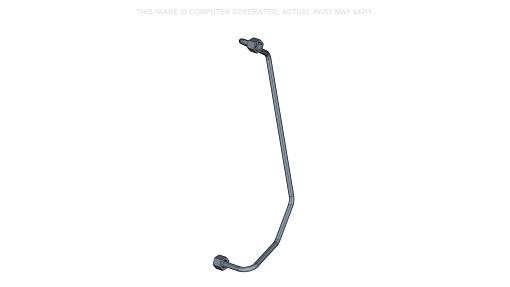 87470922 - OEM HYDRAULIC TRACK PRESSURE TUBE LEFT-HAND 0.375" OD - CASE CONSTRUCTION