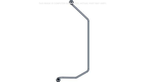 87470922 - OEM HYDRAULIC TRACK PRESSURE TUBE LEFT-HAND 0.375" OD - CASE CONSTRUCTION