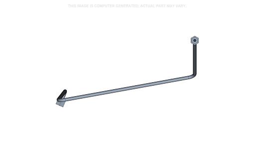 87471948 - OEM HYDRAULIC TRACK PRESSURE TUBE FRONT LEFT-HAND 0.375" OD - CASE CONSTRUCTION