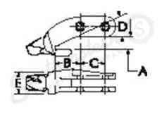 87487938 - OEM Bucket Tooth Adapter - Case Construction