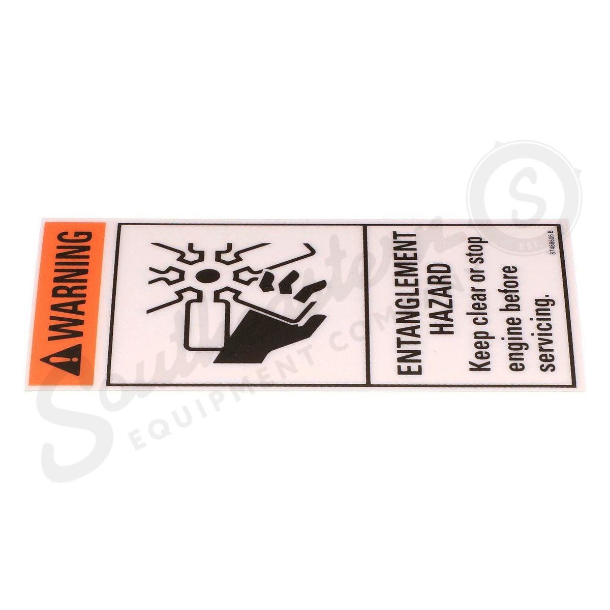 87488606 - OEM WARNING DECAL - CASE CONSTRUCTION