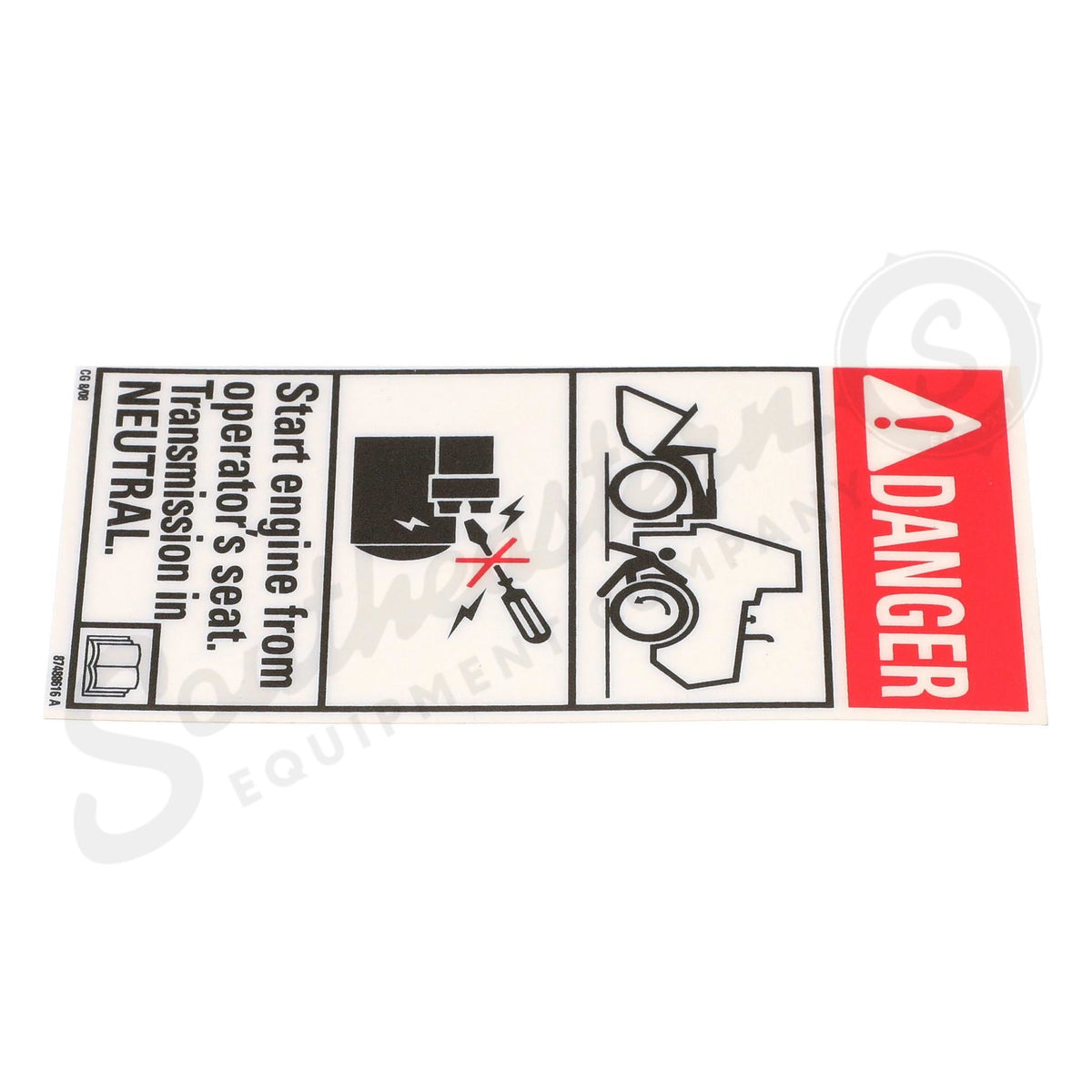 87488616 - OEM DANGER DECAL - CASE CONSTRUCTION