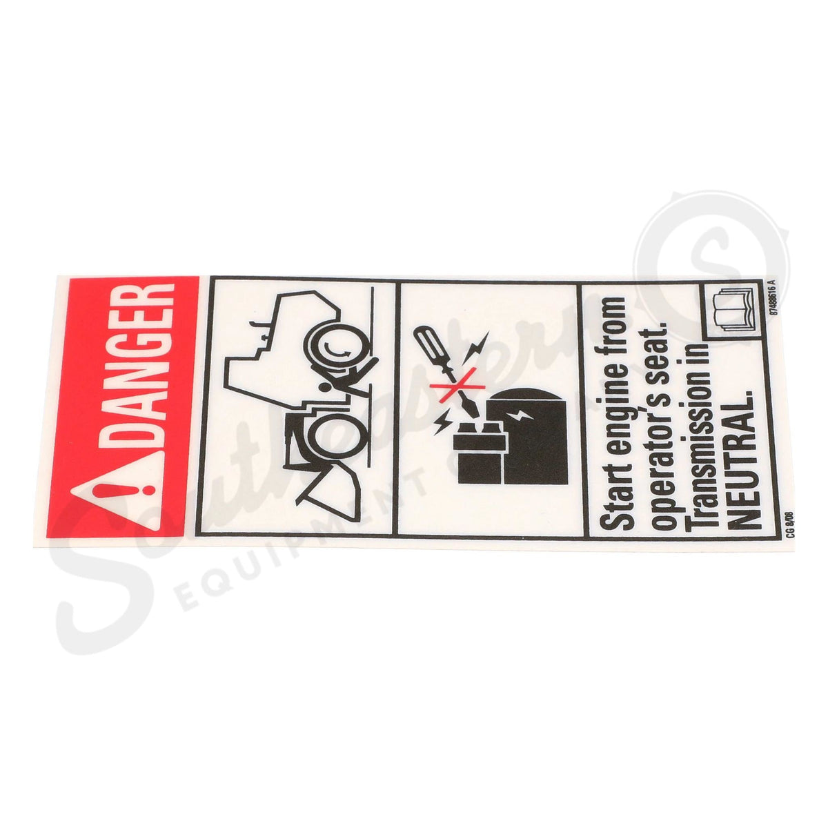 87488616 - OEM DANGER DECAL - CASE CONSTRUCTION