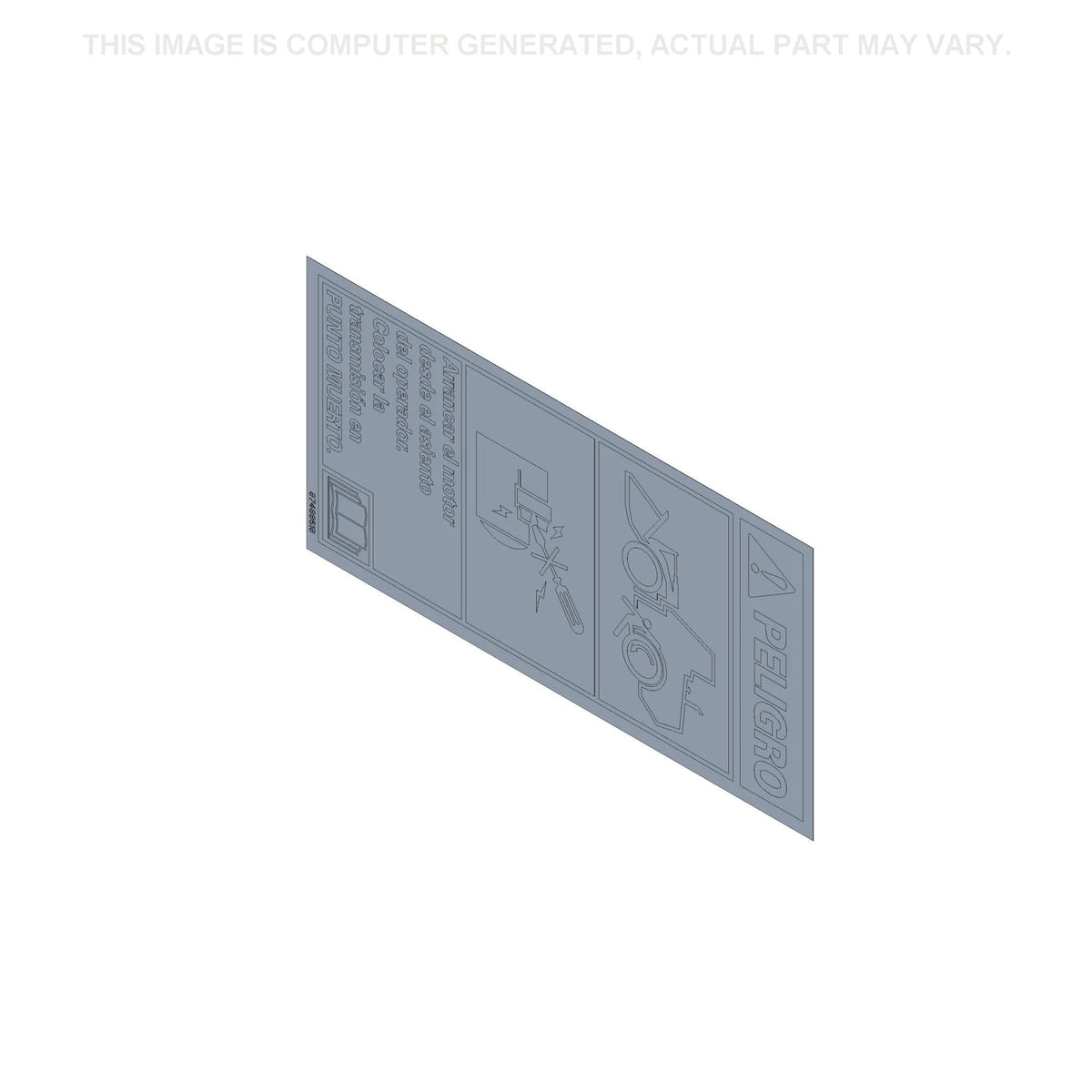 87488618 - OEM DANGER DECAL - CASE CONSTRUCTION