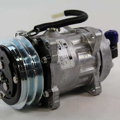87522165R - OEM REMANUFACTURED COMPRESSOR 24V - CASE CONSTRUCTION
