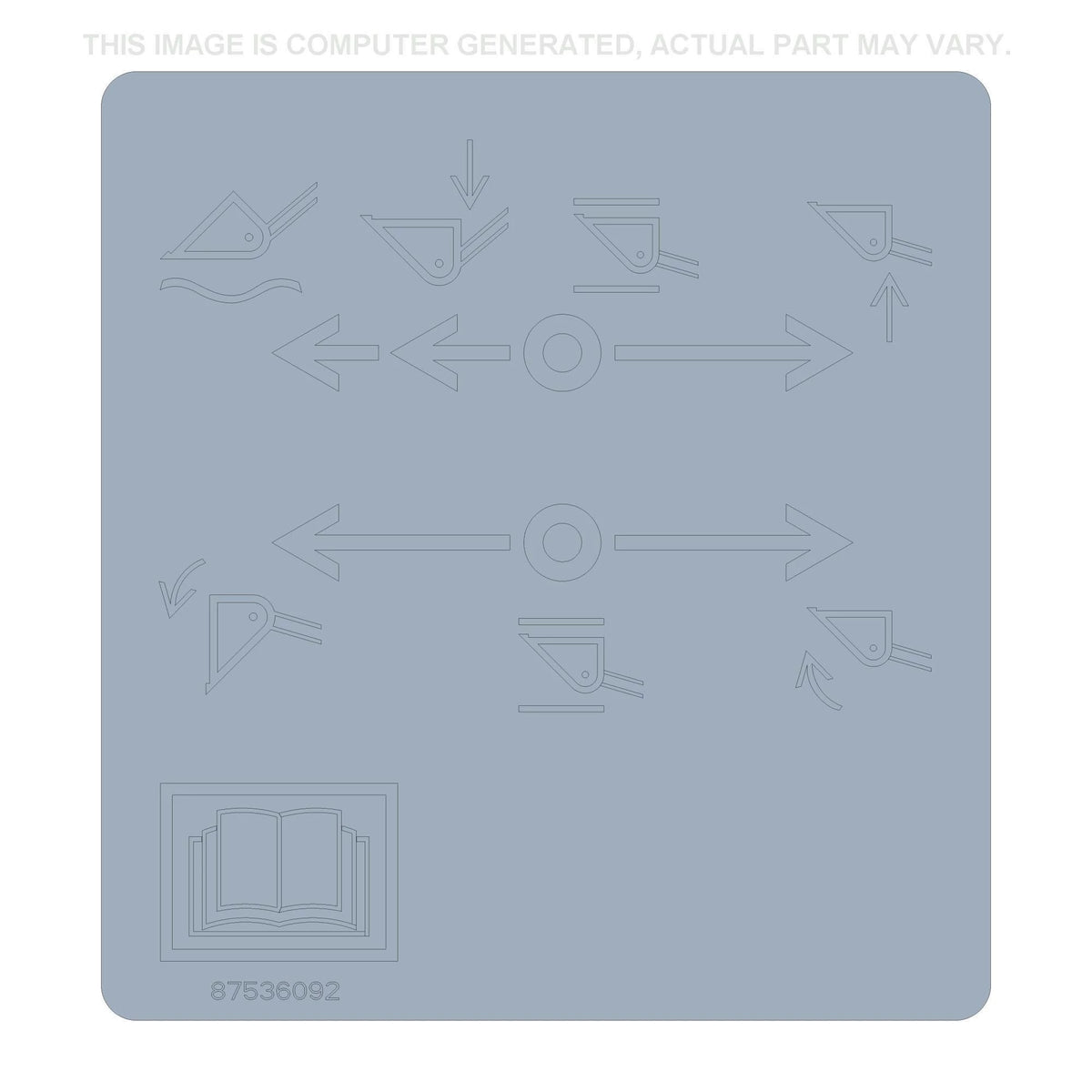 87536092 - OEM DECAL - CASE CONSTRUCTION