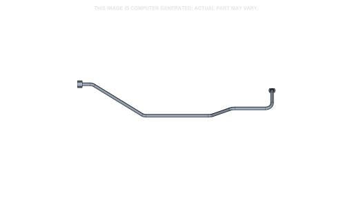 87546195 - OEM RIGHT-HAND AXLE COOLER TUBE 0.625" OD - CASE CONSTRUCTION